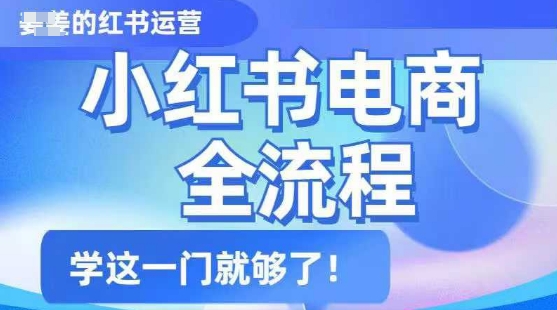 小红书电商全流程，精简易懂，从入门到精通，学这一门就够了-时笙的博客