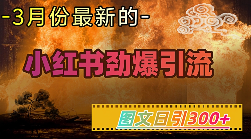 小红书超劲爆引流手段，图文日引300+轻松变现1W-时笙的博客